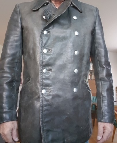 Vintage motorrad lederjacke - vintage,