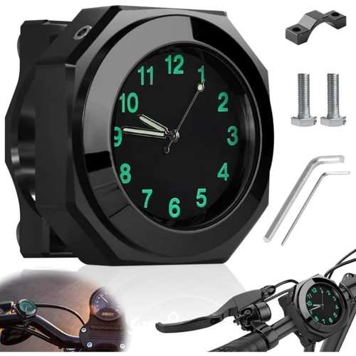 Motorrad lenkeruhr aluminium - motorrad,