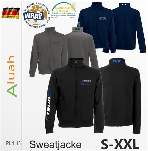 R1300gs sweatjacke für bmw - r1300gs,